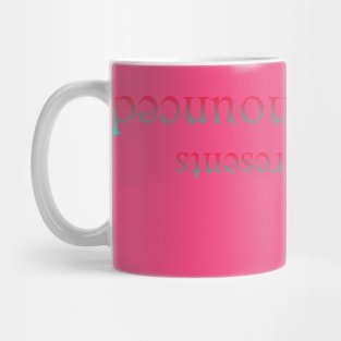 To Be Announced upside down Mug